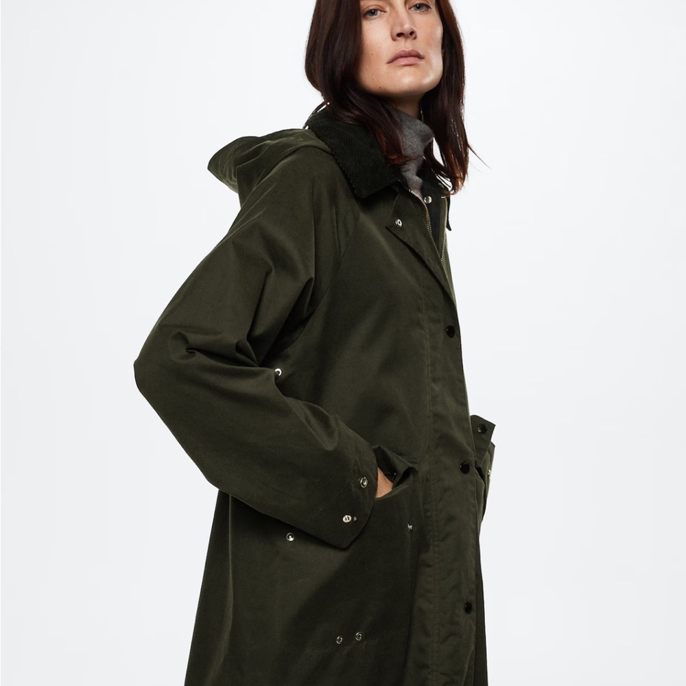 Mango Dark Green Utility Jacket - image 5